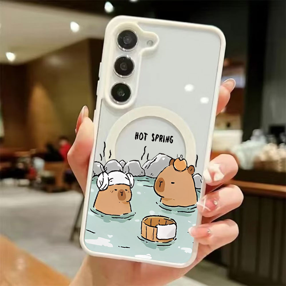 Computer Case - カラートランスペアレント磁気吸着スマホケース Samsung Galaxy S26 S25 S24