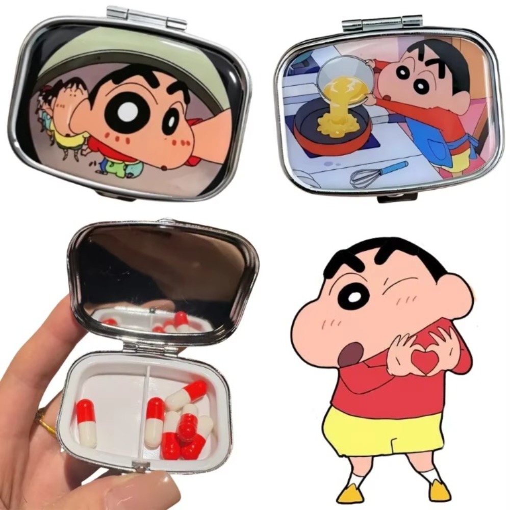 クレヨンしんちゃん ミニサイズの密閉式金属製缶。防湿仕様で、 - Case Fans のレビューと価格