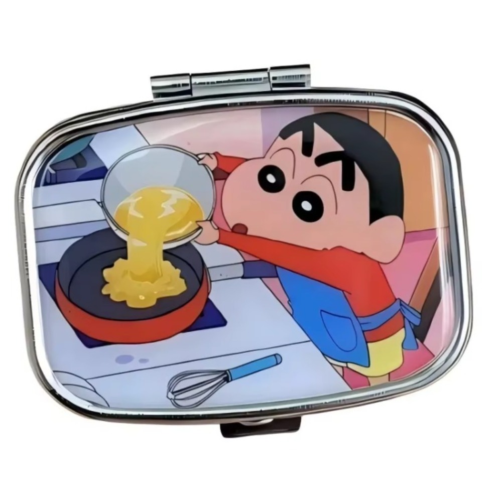 クレヨンしんちゃん ミニサイズの密閉式金属製缶。防湿仕様で、 - Case Fans のレビューと価格