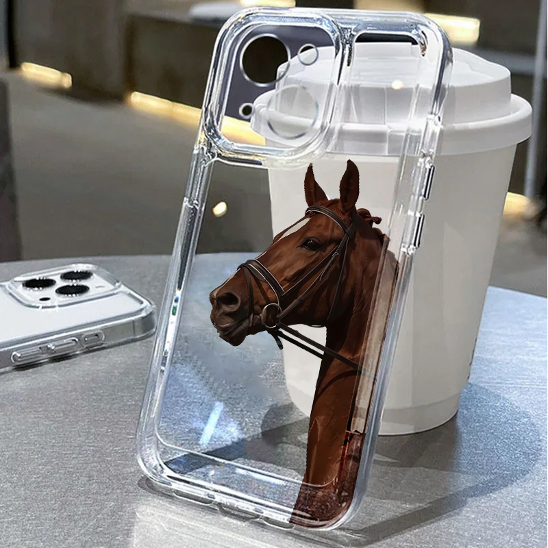 動物馬柄ソフトフォンカバーケース iPhone 17 Pro - Mini Pc Case のレビューと価格
