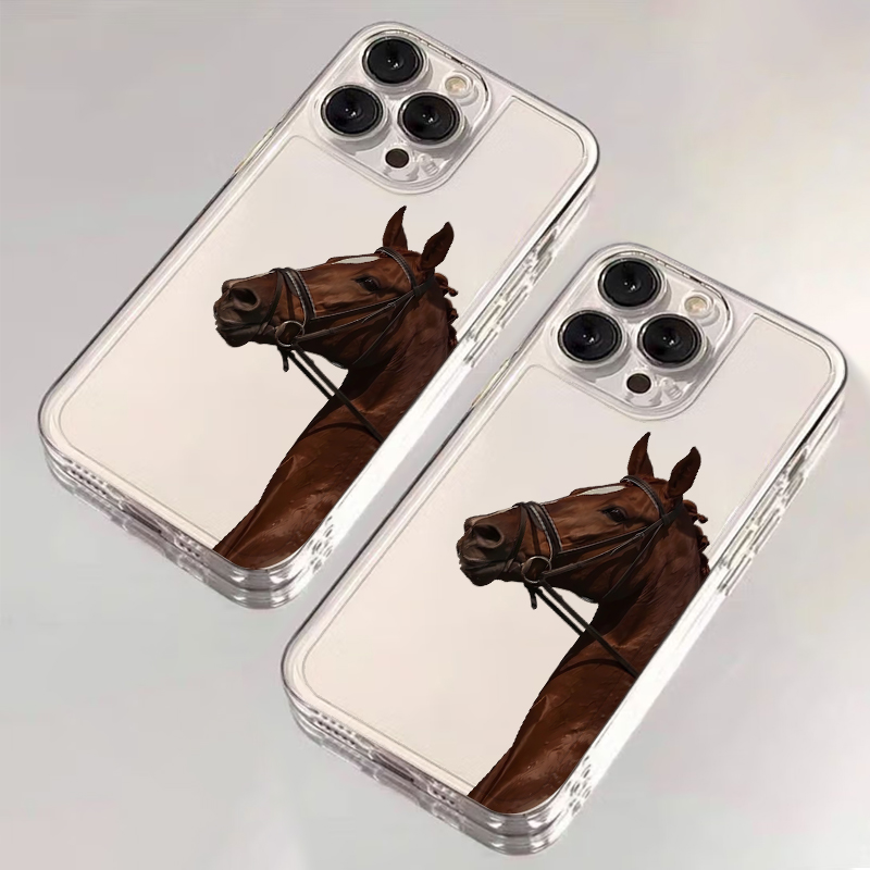 動物馬柄ソフトフォンカバーケース iPhone 17 Pro - Mini Pc Case のレビューと価格