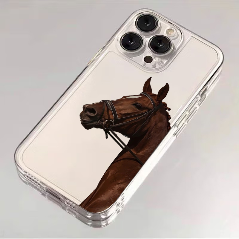 動物馬柄ソフトフォンカバーケース iPhone 17 Pro - Mini Pc Case のレビューと価格