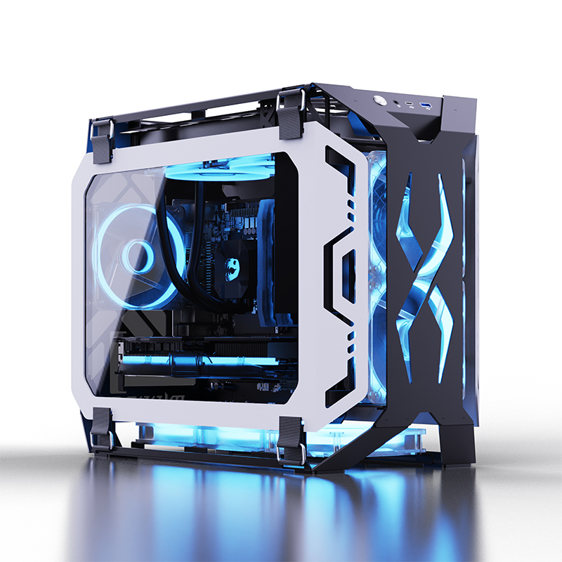 Lovingcool新デザインオープンスタイルゲーミングシャ - Pc Chassis のレビューと価格