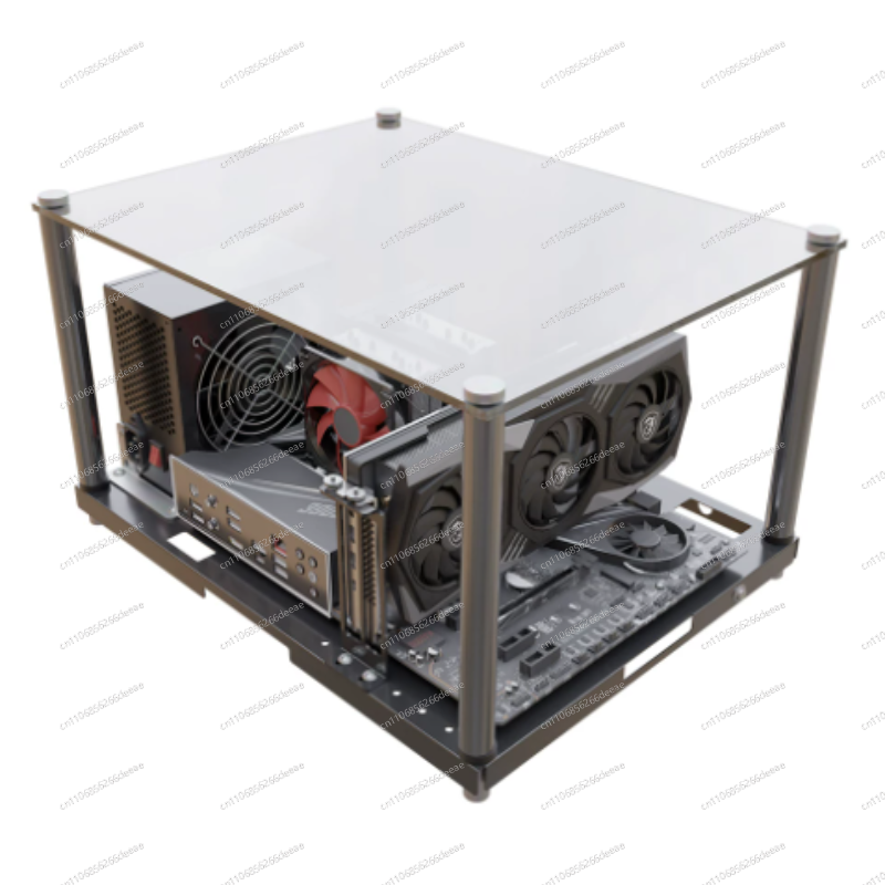 完全透明のオープンコンピューターケース、優れた放熱性、MAT - Atx Case のレビューと価格